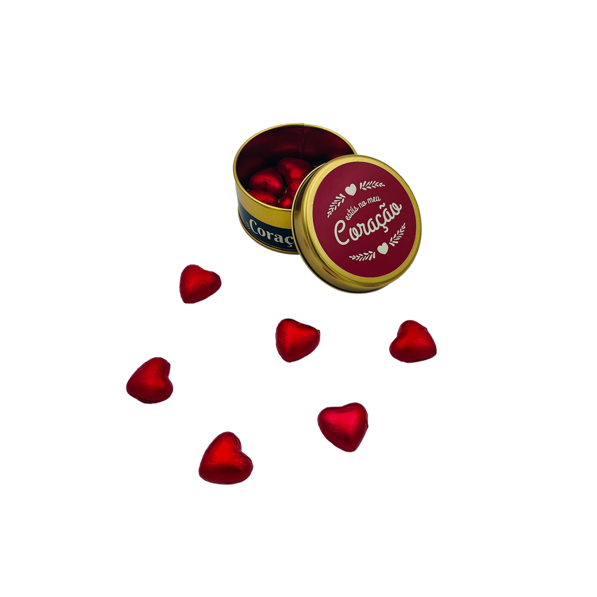 LATA CORAÇÕES DE CHOCOLATE 