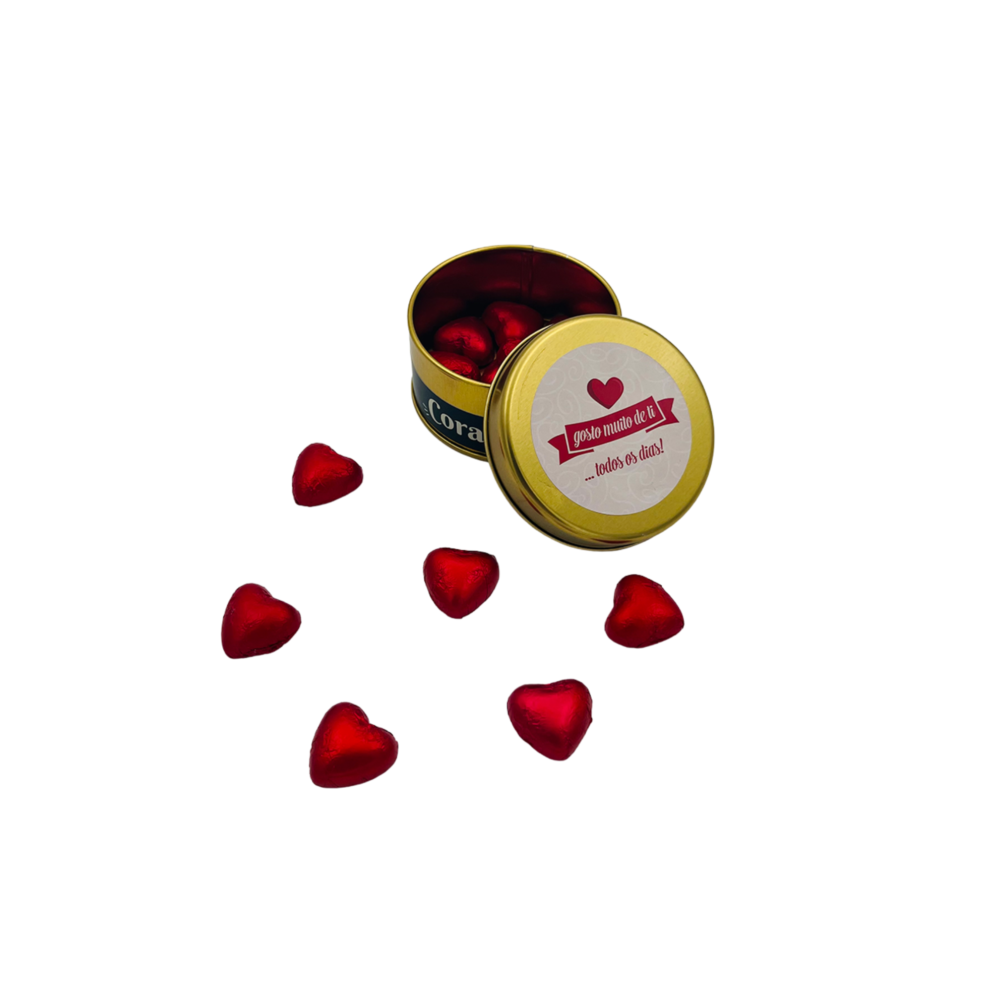 LATA CORAÇÕES DE CHOCOLATE 