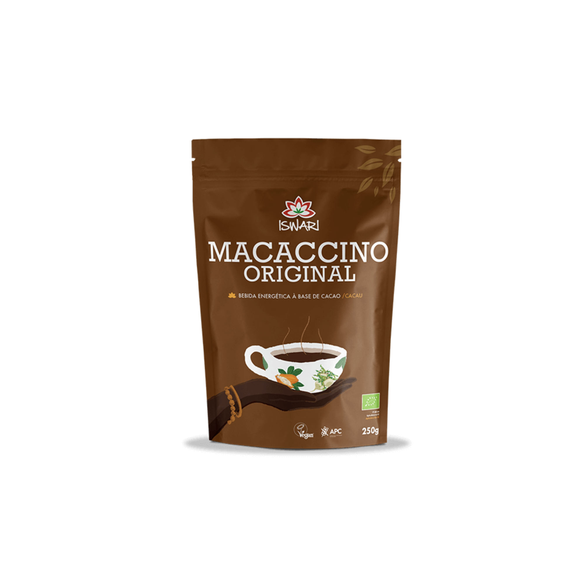 MACACCINO ORIGINAL INSTANTÂNEO S/ GLÚTEN VEGAN BIOLÓGICO